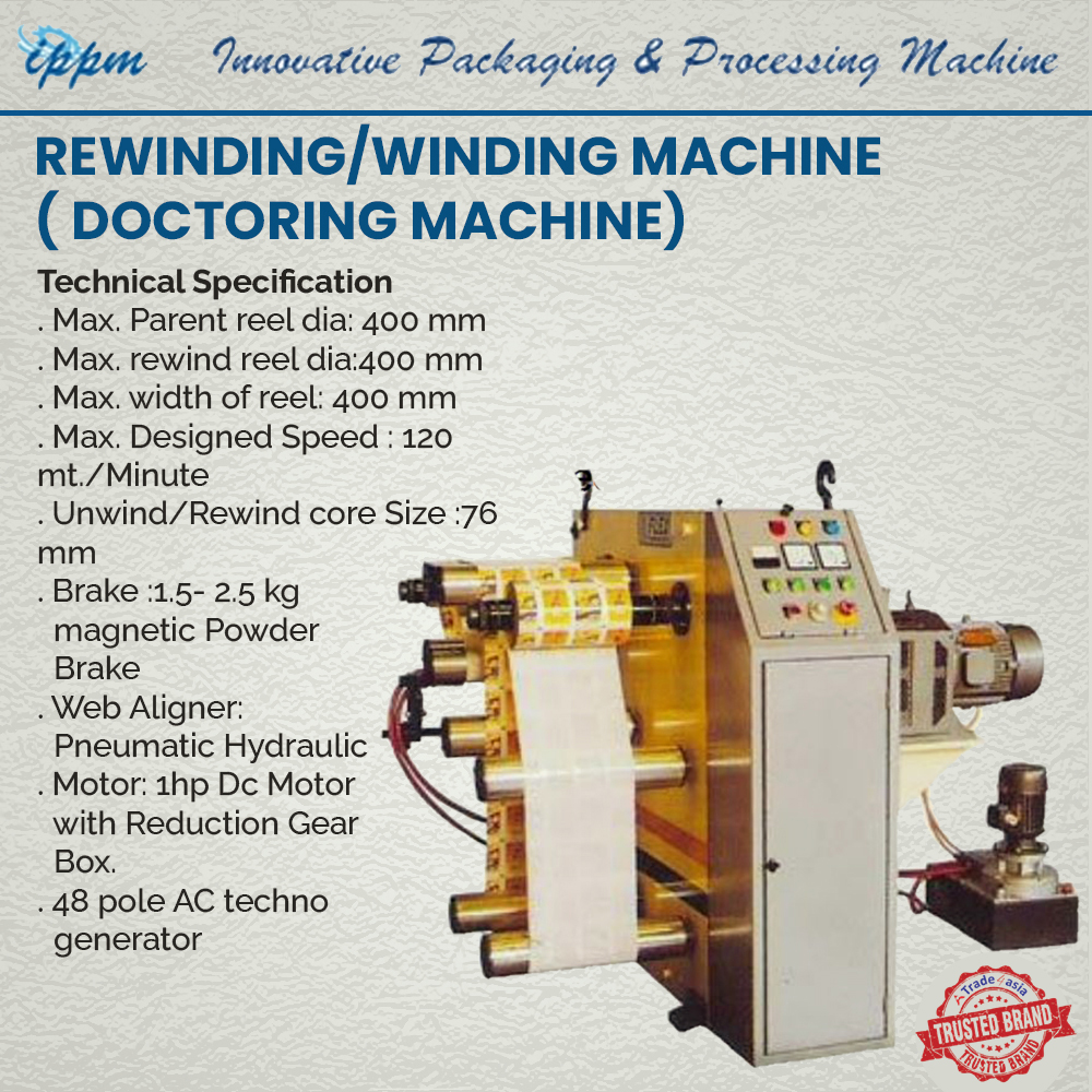 Doctoring Rewinding Machine
